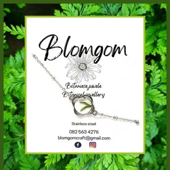 Flower Shaped Bracelet - Fern (BRL002)